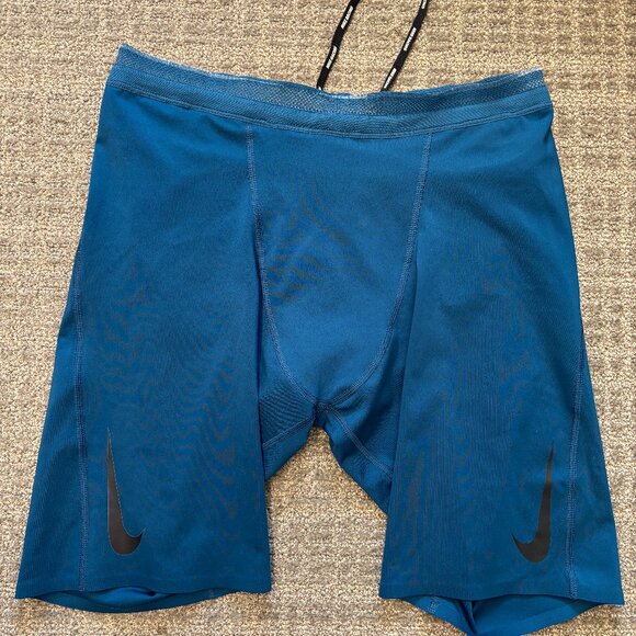 Nike Aeroswift Men's Half Length Running Tights - Picture 1 of 9
